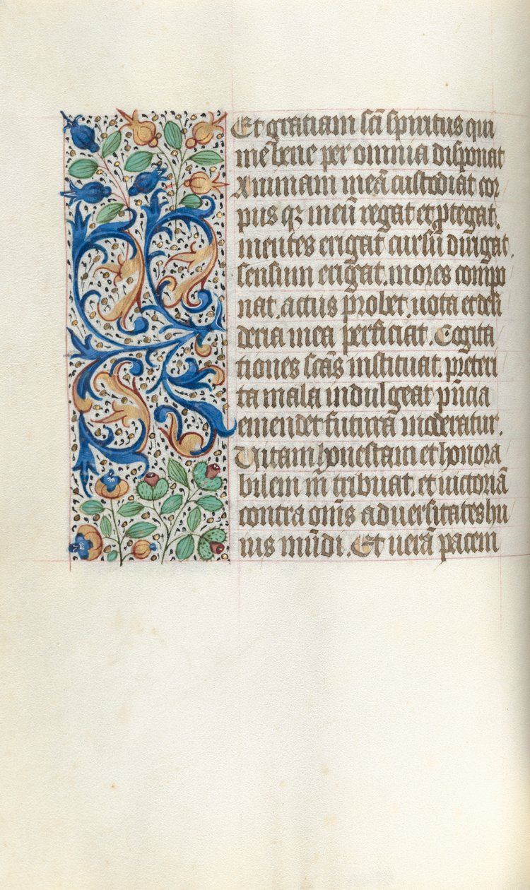 Libro de Horas Uso de Rouen: fol. 21v, c. 1470 de Master of the Geneva Latini