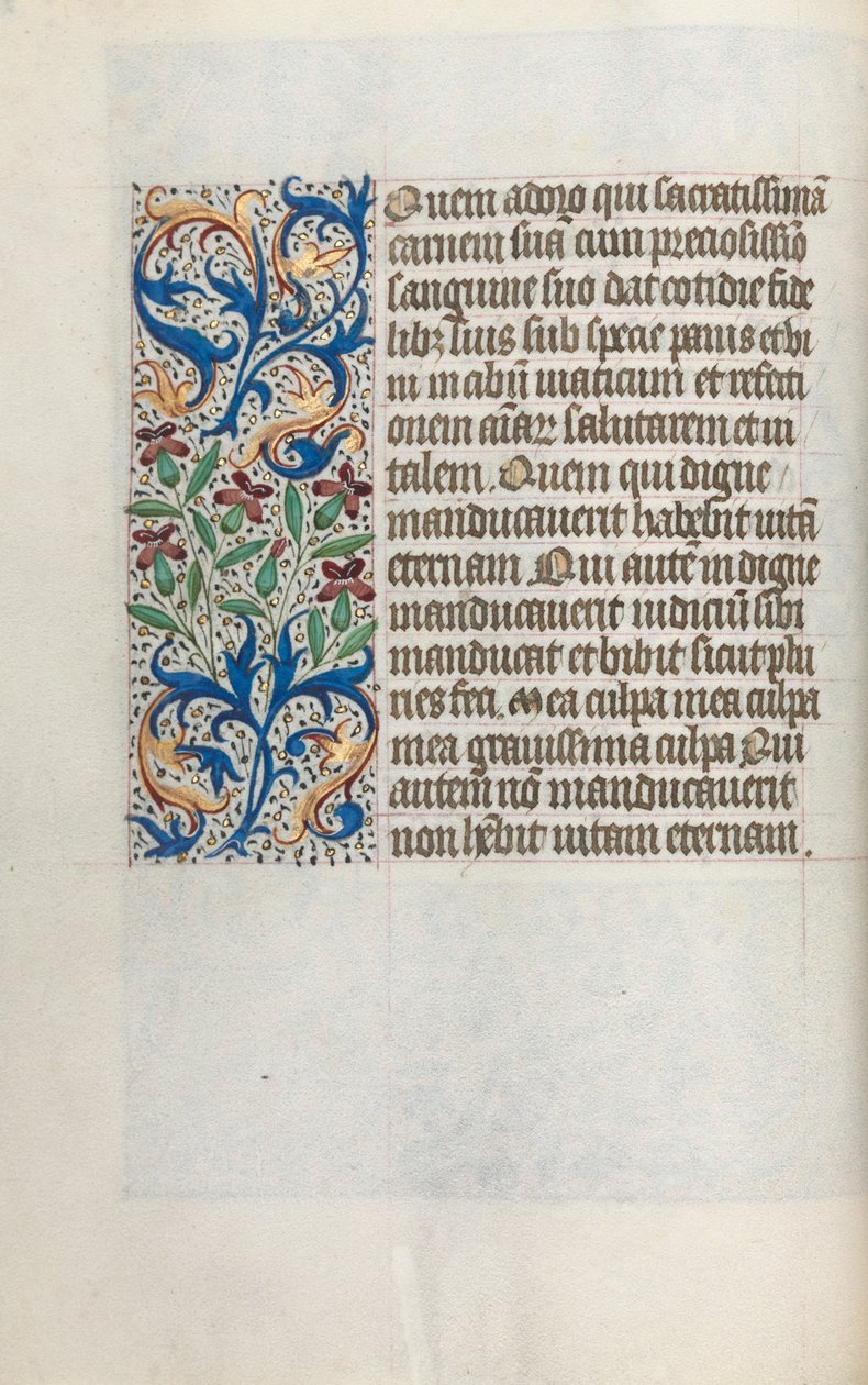 Libro de Horas Uso de Ruan: fol. 23v, c. 1470 de Master of the Geneva Latini