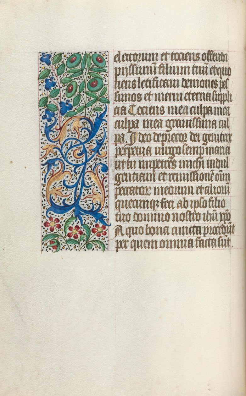 Libro de Horas Uso de Ruan: fol. 25v, c. 1470 de Master of the Geneva Latini
