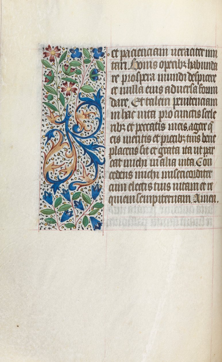 Libro de Horas Uso de Rouen: fol. 26v, c. 1470 de Master of the Geneva Latini