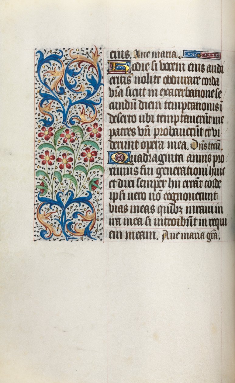 Libro de Horas Uso de Rouen: fol. 29v de Master of the Geneva Latini