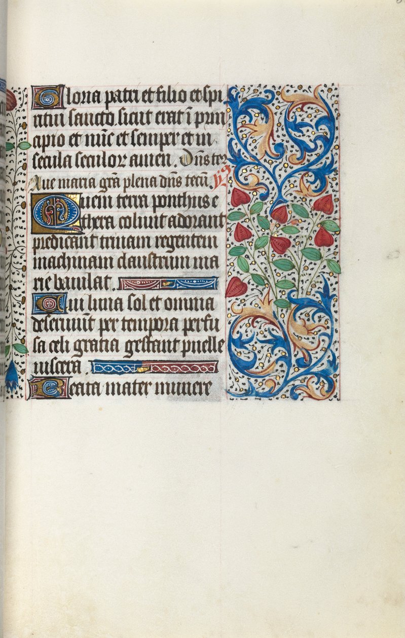 Libro de Horas Uso de Ruan: fol. 30r de Master of the Geneva Latini