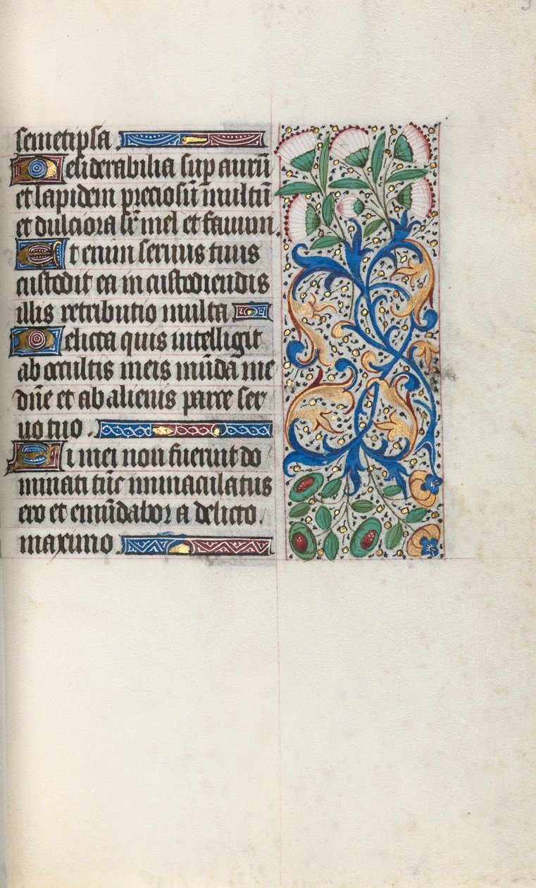 Libro de Horas Uso de Rouen: fol. 33r, c. 1470 de Master of the Geneva Latini