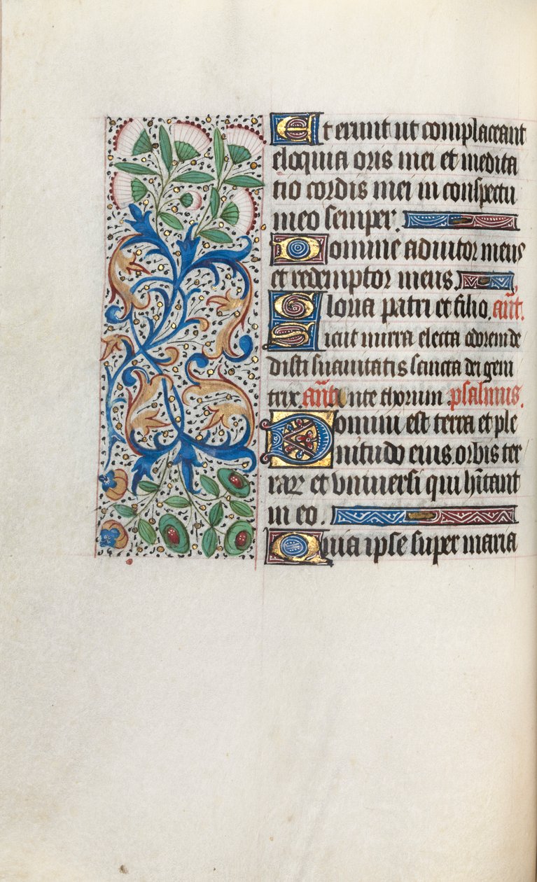 Libro de Horas Uso de Rouen: fol. 33v, c. 1470 de Master of the Geneva Latini