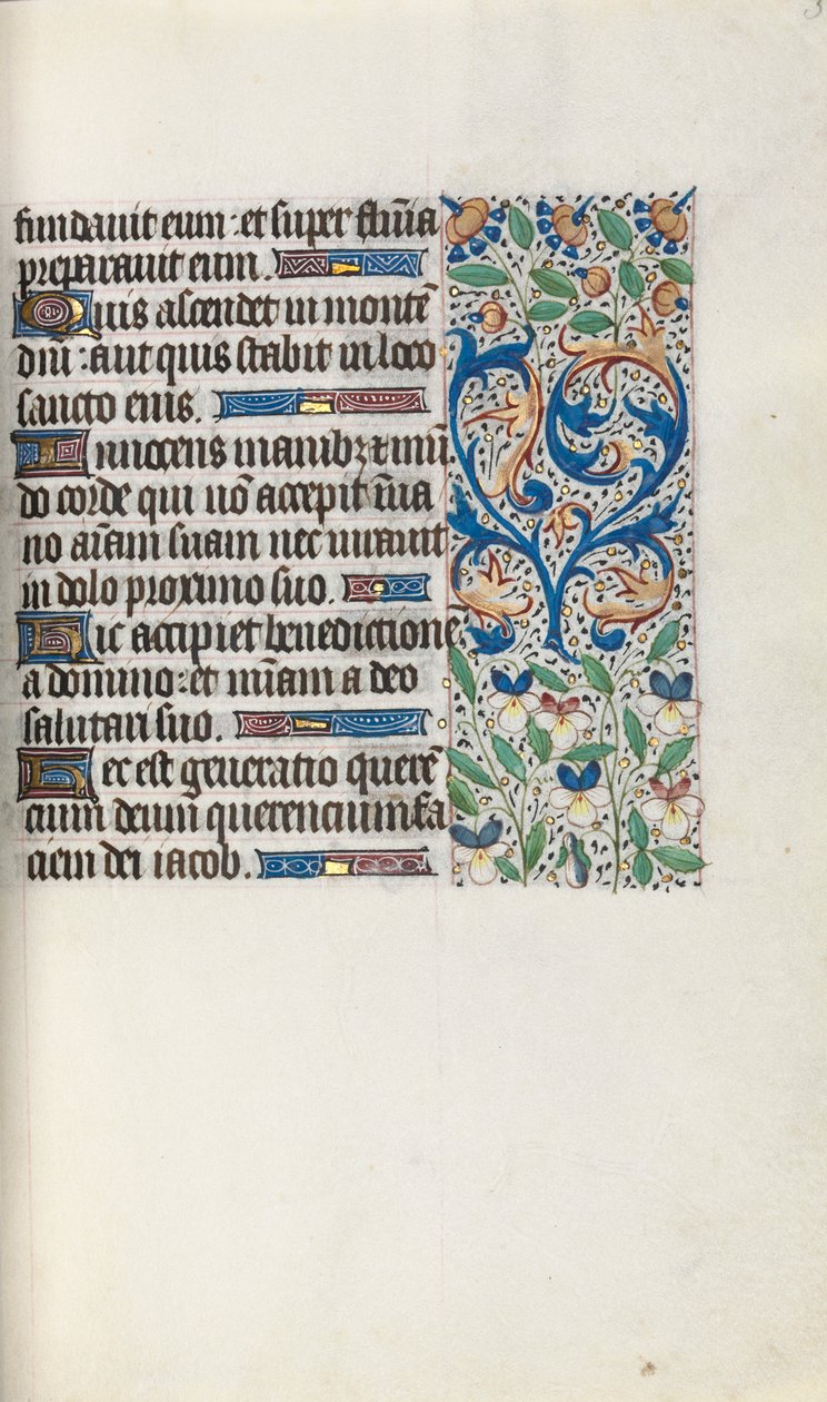 Libro de Horas Uso de Rouen: fol. 34r, c. 1470 de Master of the Geneva Latini