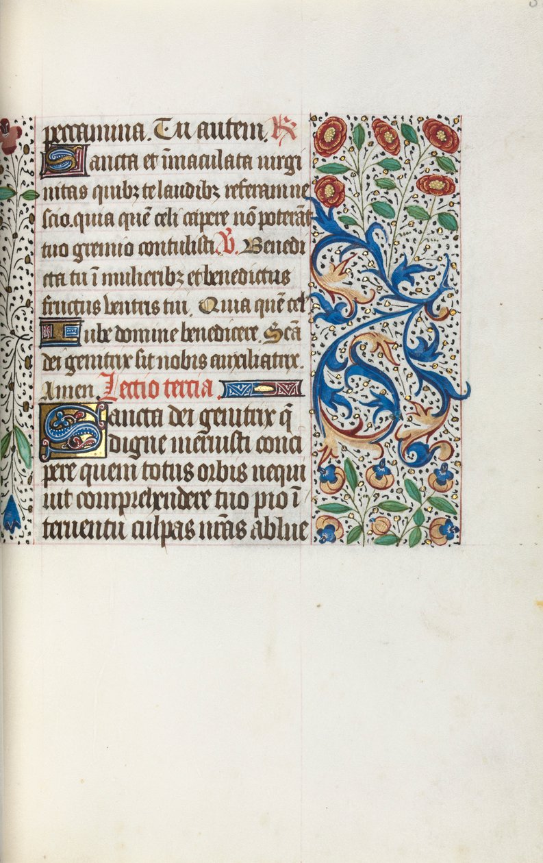 Libro de Horas Uso de Rouen: fol. 36r, c. 1470 de Master of the Geneva Latini