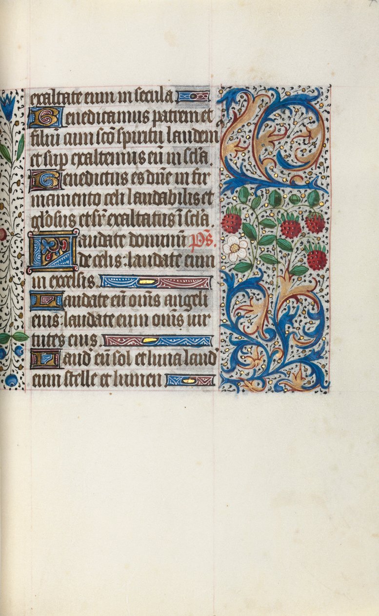 Libro de Horas Uso de Rouen: fol. 44r, c. 1470 de Master of the Geneva Latini