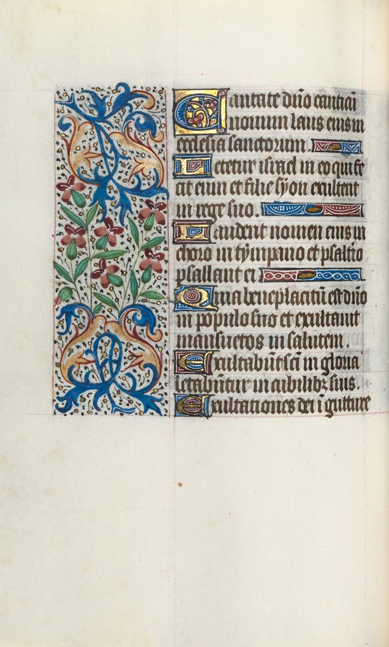 Libro de Horas Uso de Rouen: fol. 45v de Master of the Geneva Latini