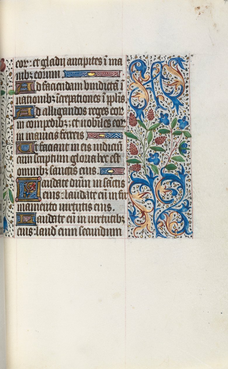 Libro de Horas Uso de Rouen: fol. 46r, c. 1470 de Master of the Geneva Latini