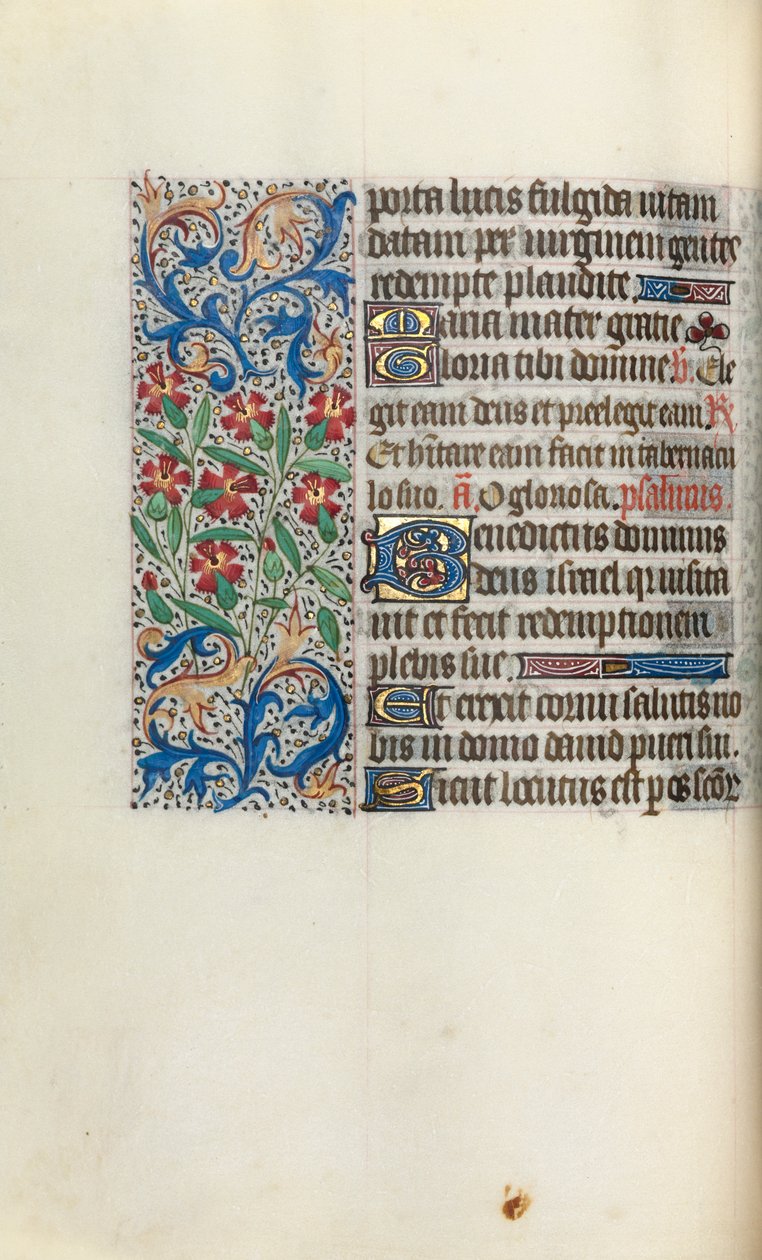 Libro de Horas Uso de Ruan: fol. 47v, c. 1470 de Master of the Geneva Latini