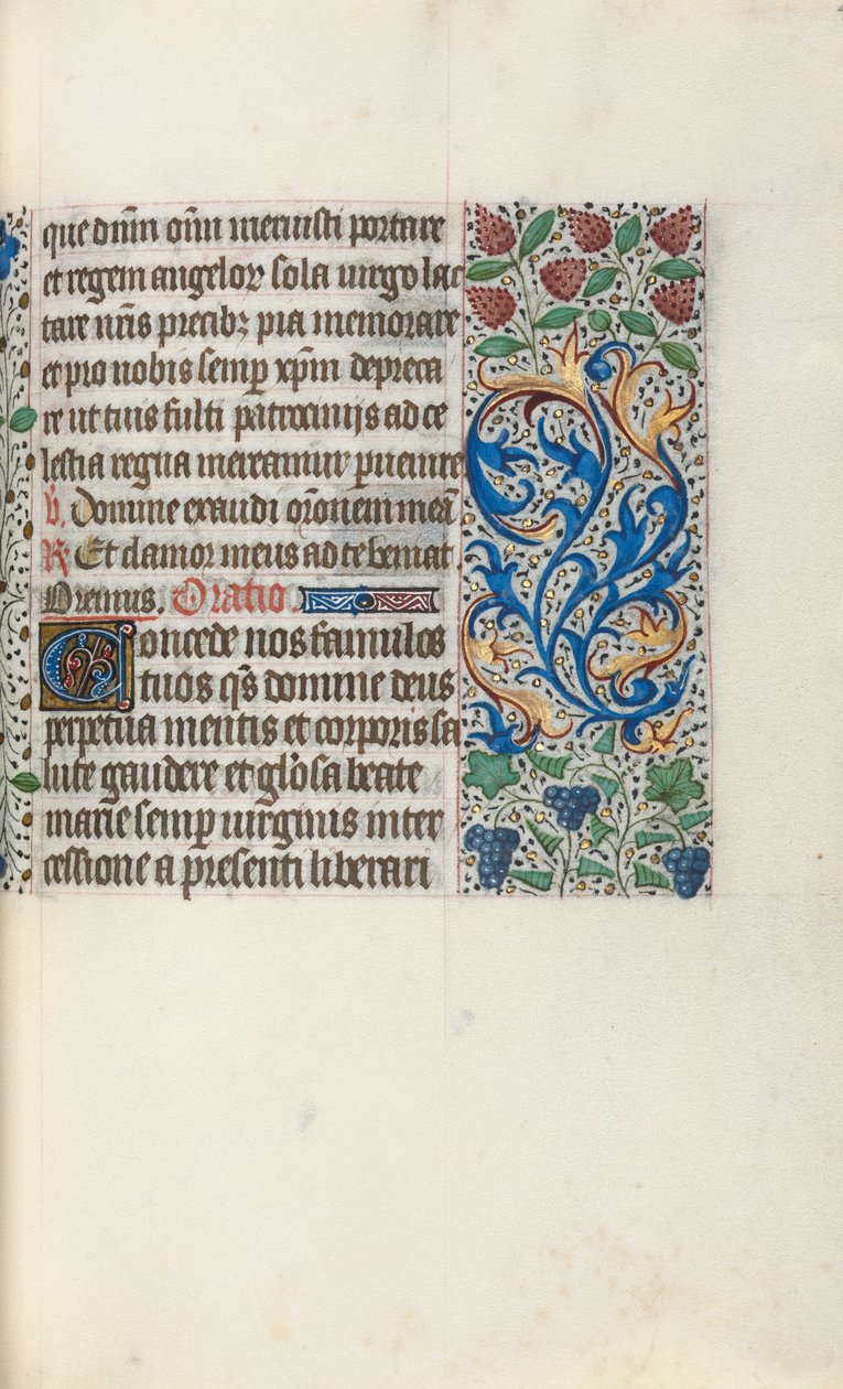 Libro de Horas Uso de Rouen: fol. 49r, c. 1470 de Master of the Geneva Latini