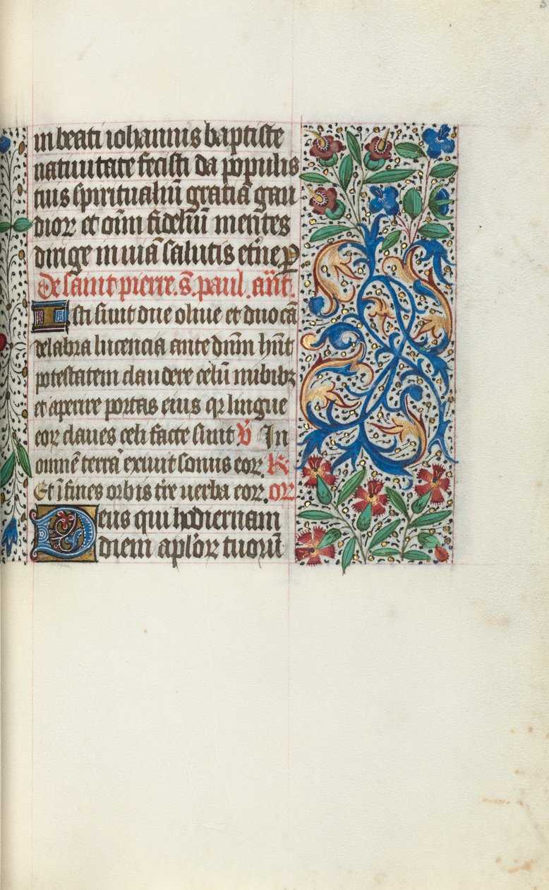 Libro de Horas Uso de Rouen: fol. 51r, c. 1470 de Master of the Geneva Latini