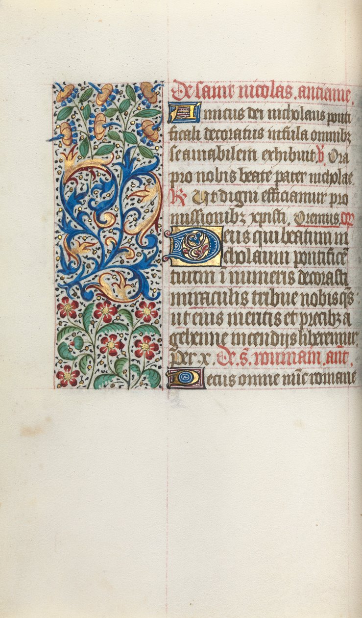Libro de Horas Uso de Rouen: fol. 52v, c. 1470 de Master of the Geneva Latini