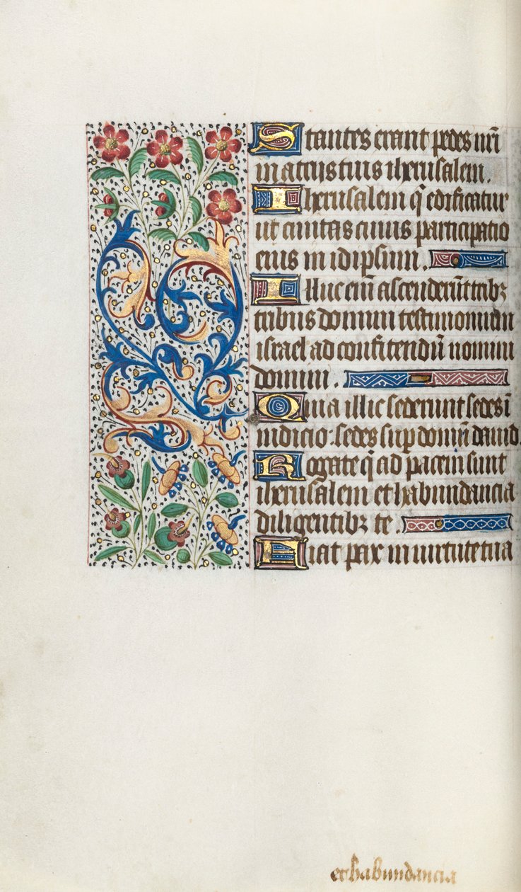 Libro de Horas Uso de Rouen: fol. 62v, c. 1470 de Master of the Geneva Latini