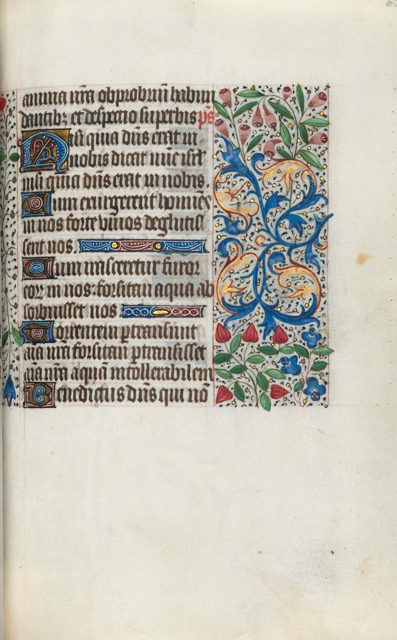 Libro de Horas Uso de Rouen: fol. 65r, c. 1470 de Master of the Geneva Latini
