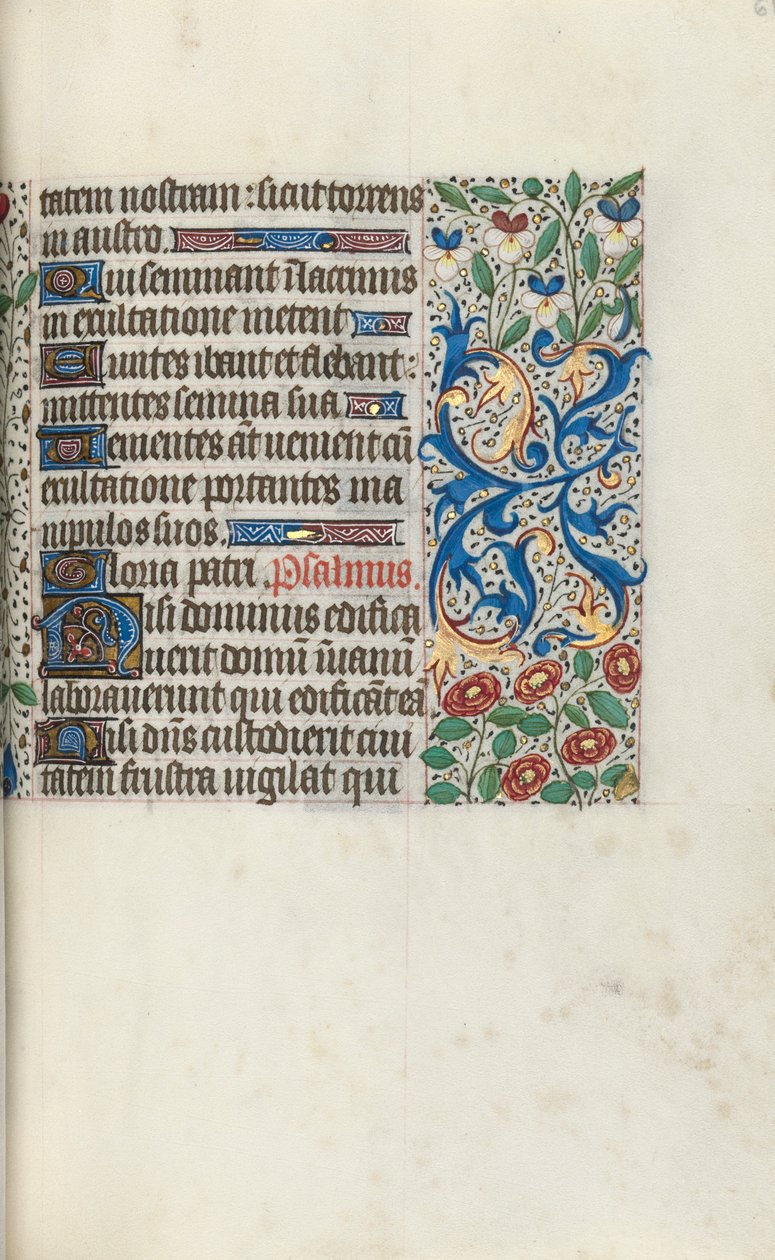 Libro de Horas Uso de Rouen: fol. 68r, c. 1470 de Master of the Geneva Latini