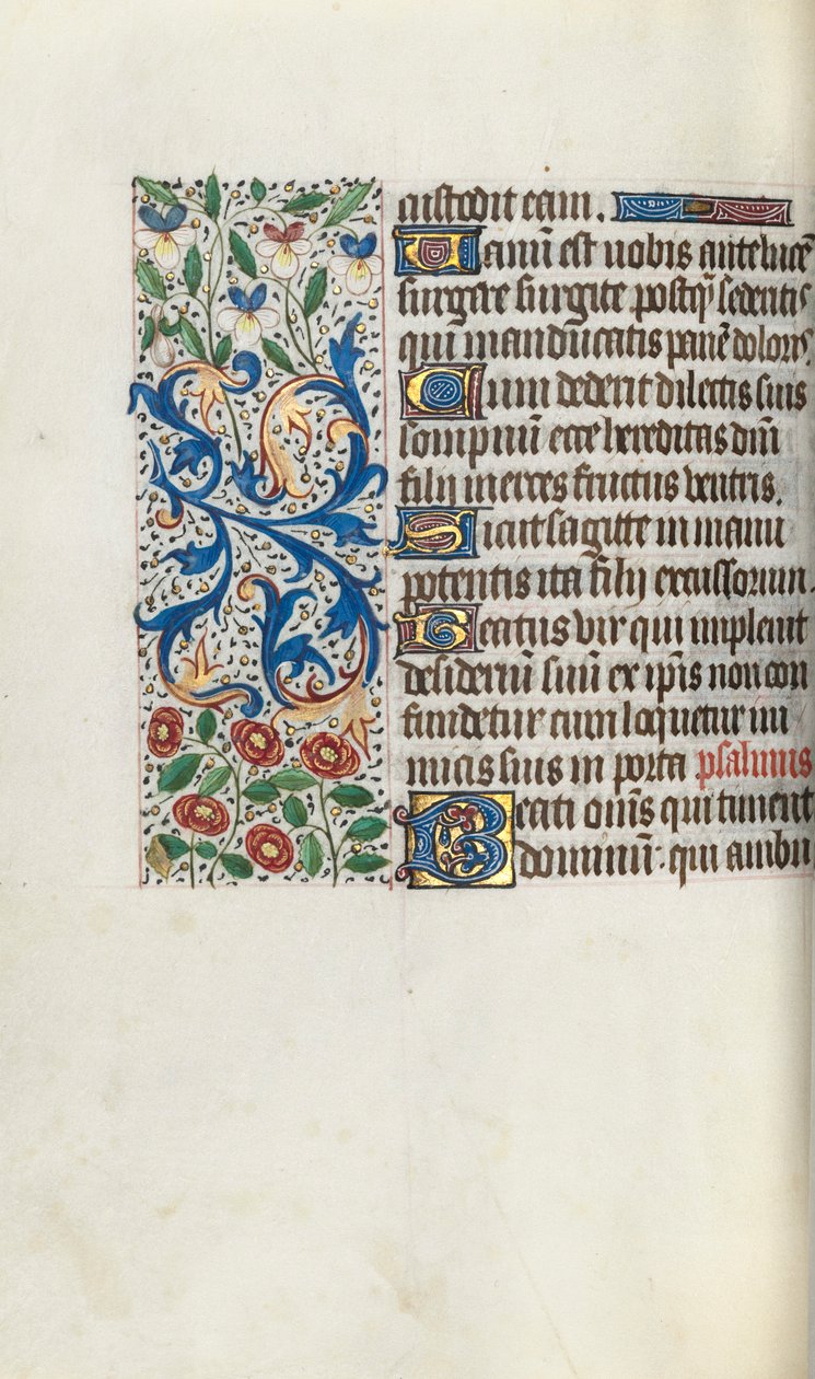 Libro de Horas Uso de Rouen: fol. 68v de Master of the Geneva Latini