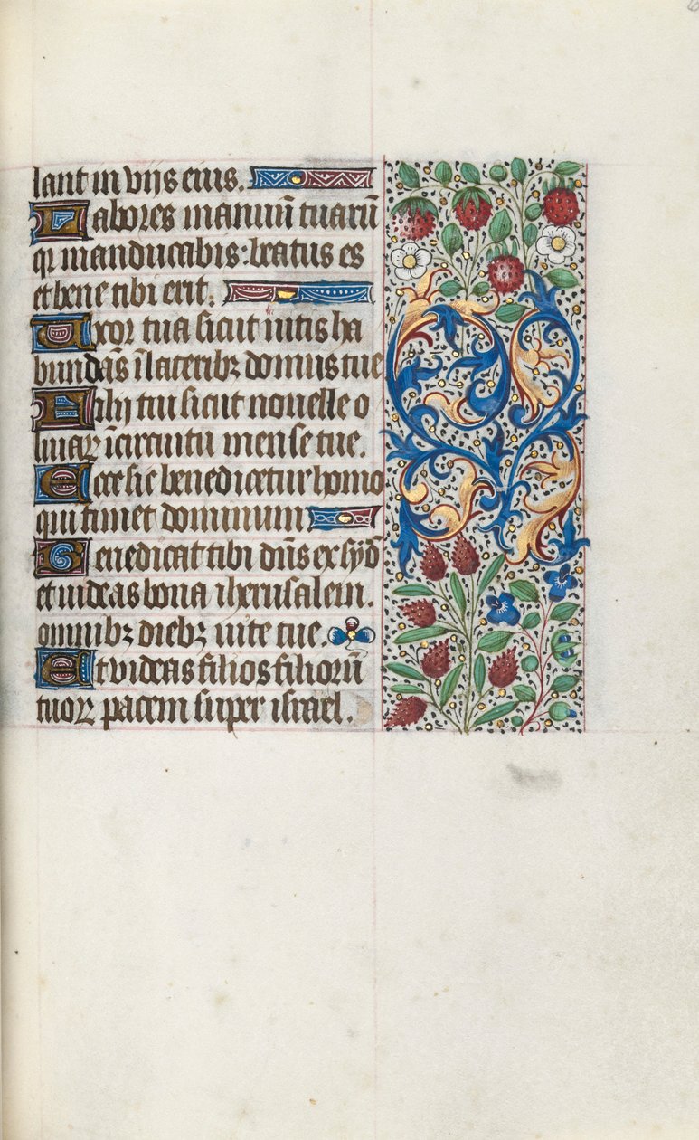 Libro de Horas Uso de Rouen: fol. 69r de Master of the Geneva Latini