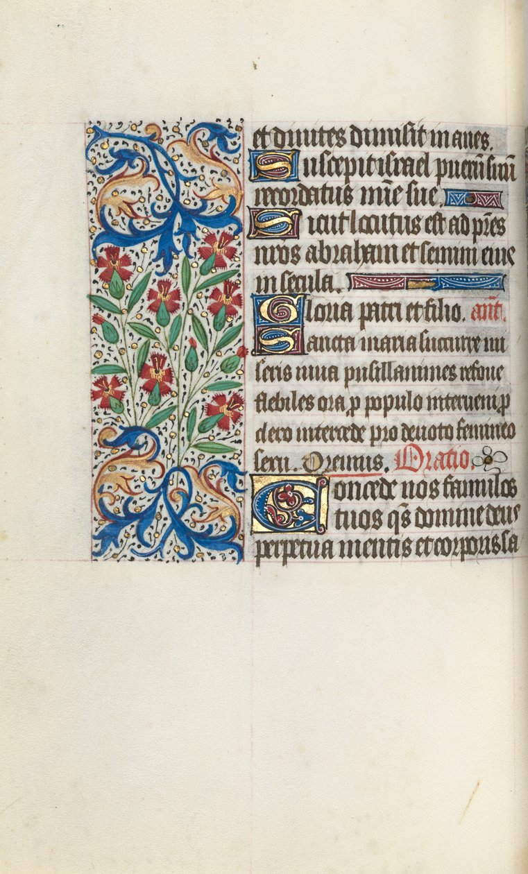 Libro de Horas Uso de Rouen: fol. 74v, c. 1470 de Master of the Geneva Latini