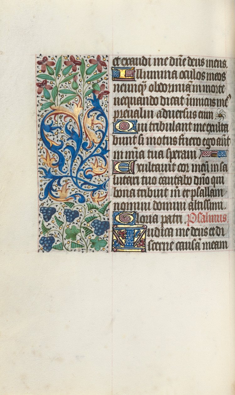 Libro de Horas Uso de Rouen: fol. 75v, c. 1470 de Master of the Geneva Latini