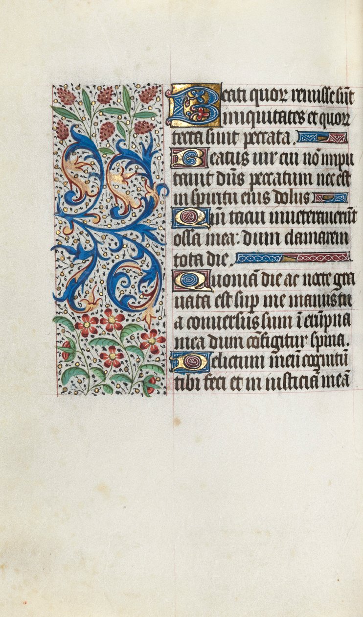 Libro de Horas Uso de Rouen: fol. 81v, c. 1470 de Master of the Geneva Latini