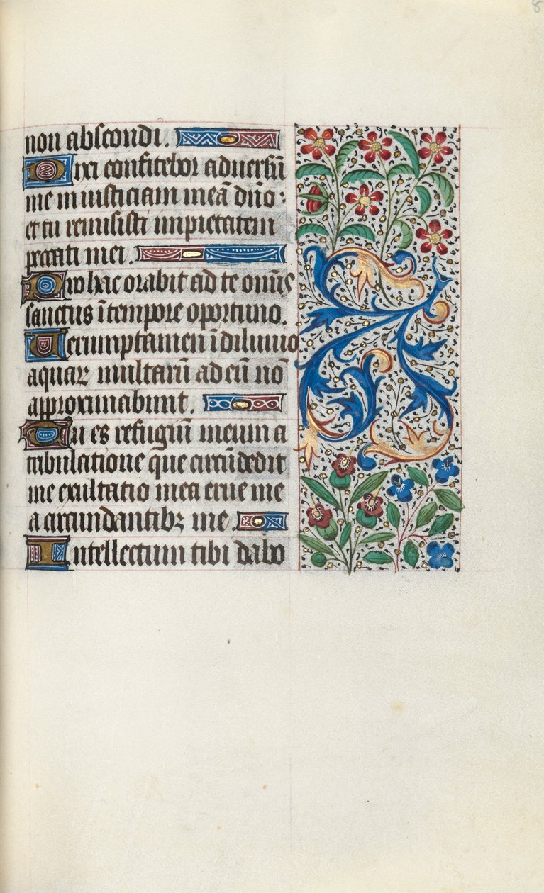 Libro de Horas Uso de Rouen: fol. 82r, c. 1470 de Master of the Geneva Latini