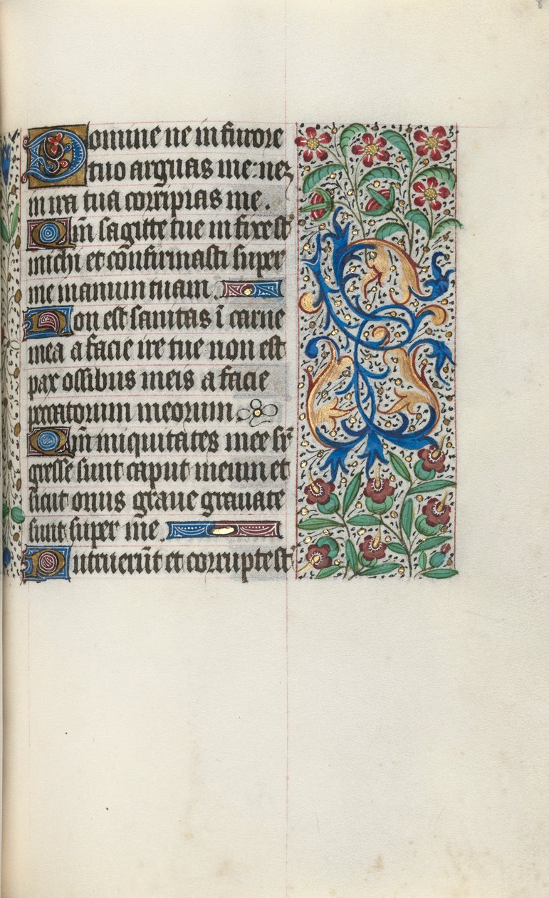 Libro de Horas Uso de Rouen: fol. 83r, c. 1470 de Master of the Geneva Latini