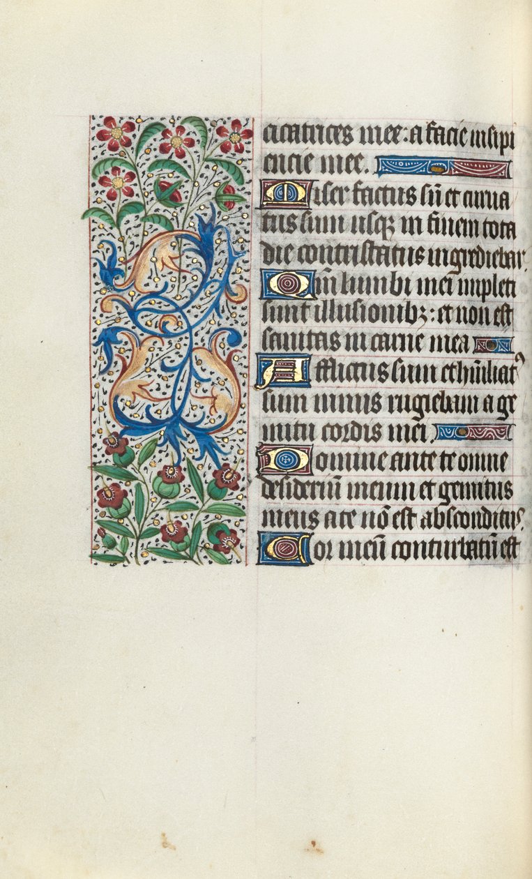 Libro de Horas Uso de Rouen: fol. 83v, c. 1470 de Master of the Geneva Latini