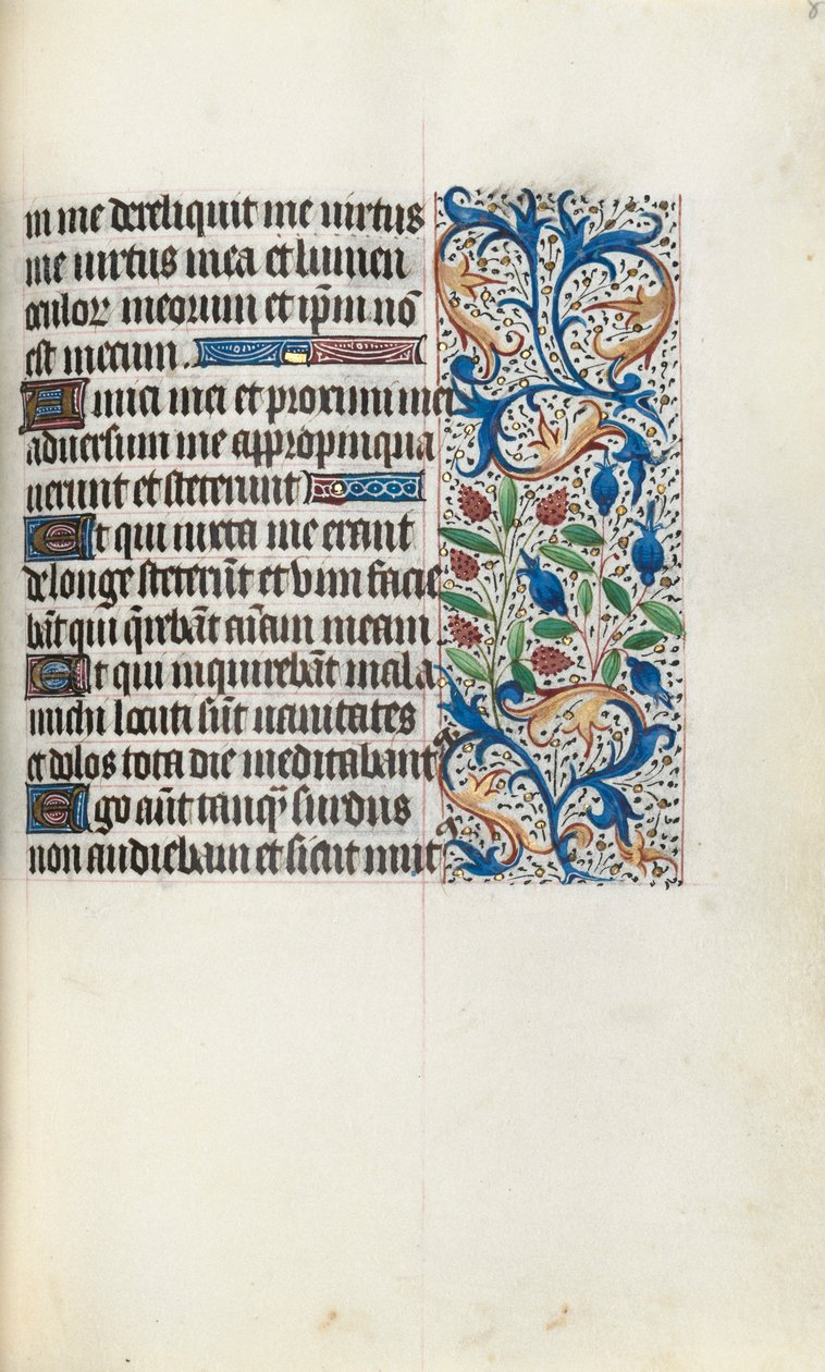 Libro de Horas Uso de Rouen: fol. 84r, c. 1470 de Master of the Geneva Latini