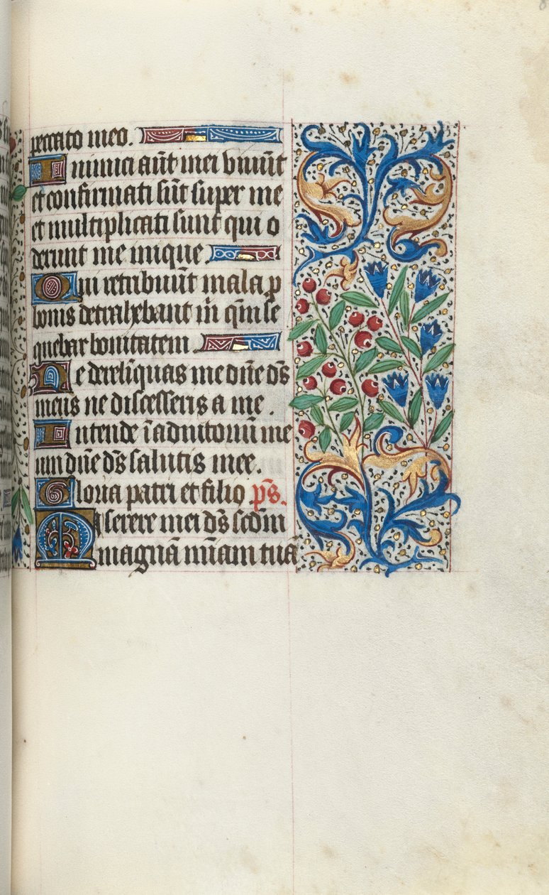Libro de Horas Uso de Rouen: fol. 85r, c. 1470 de Master of the Geneva Latini