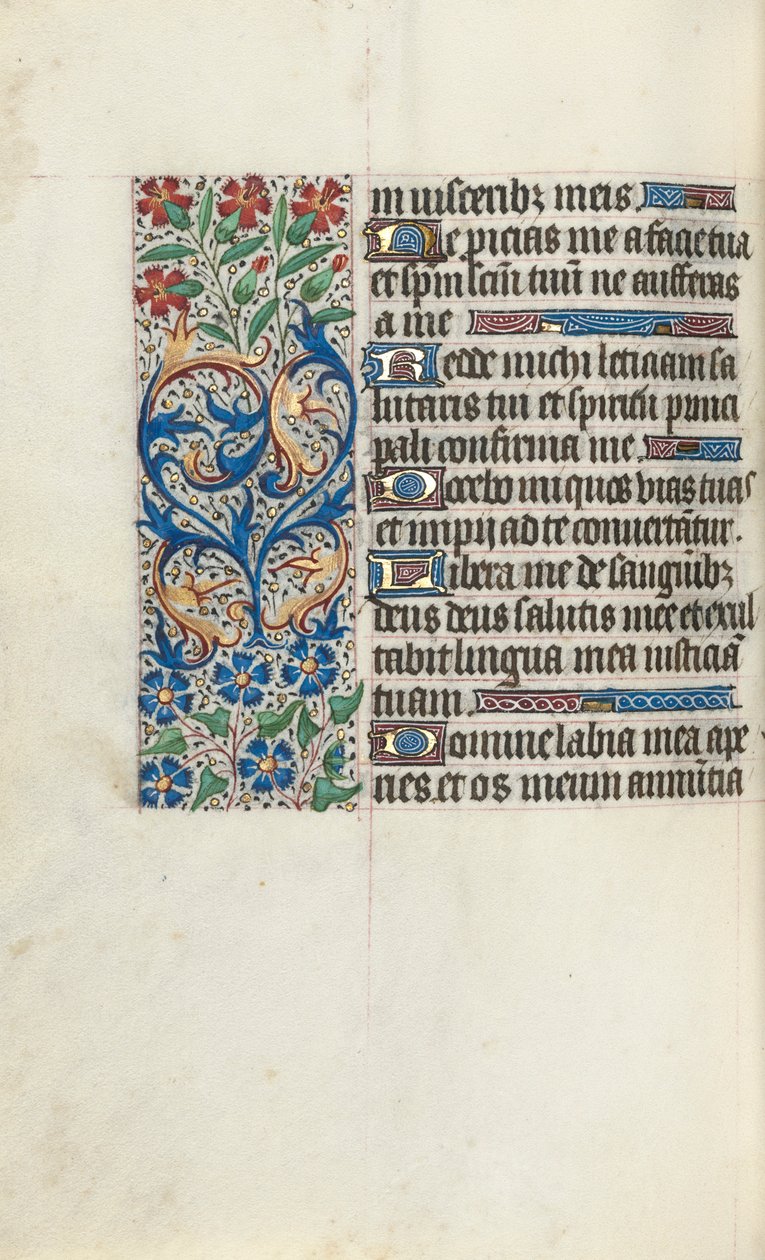 Libro de Horas Uso de Rouen: fol. 86v, c. 1470 de Master of the Geneva Latini