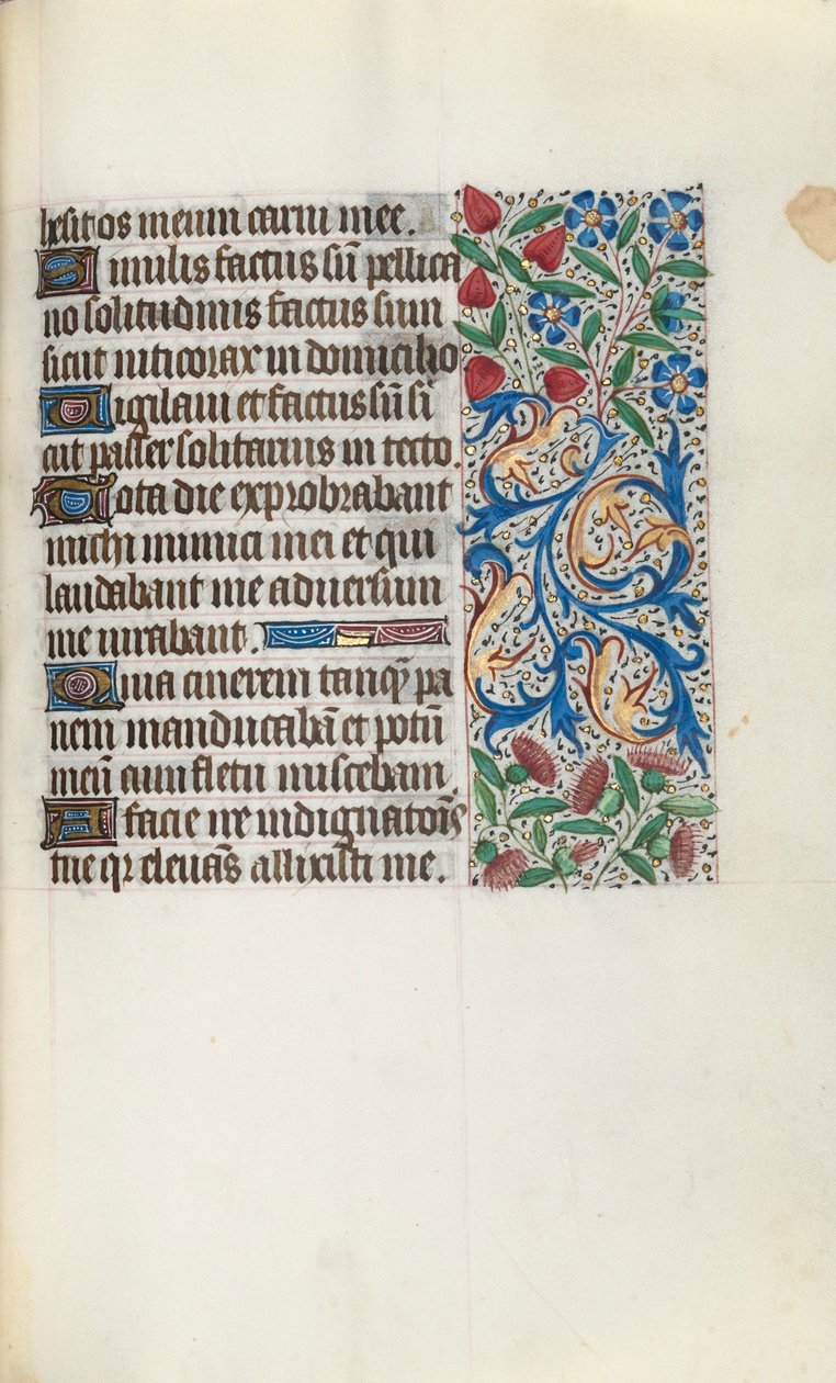 Libro de Horas Uso de Ruan: fol. 88r, c. 1470 de Master of the Geneva Latini