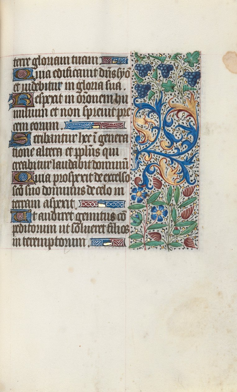 Libro de Horas Uso de Rouen: fol. 89r, c. 1470 de Master of the Geneva Latini