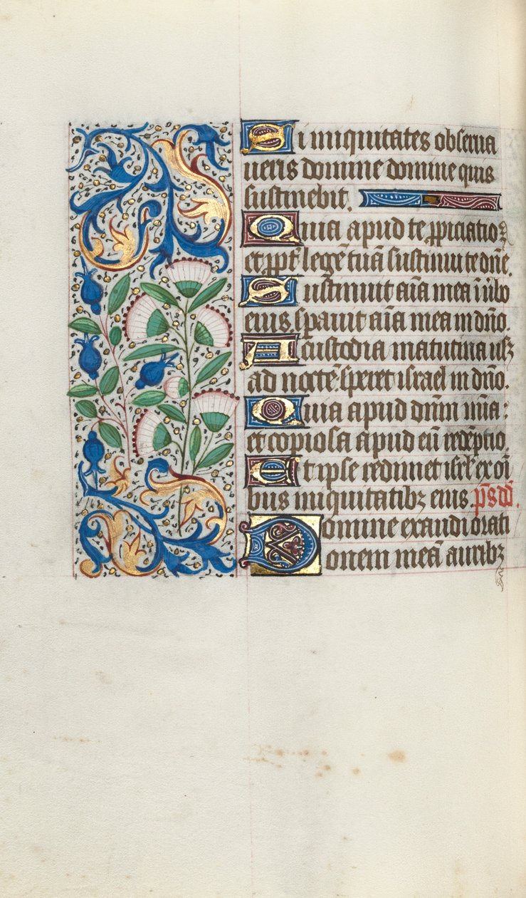 Libro de Horas Uso de Ruan: fol. 90v, c. 1470 de Master of the Geneva Latini
