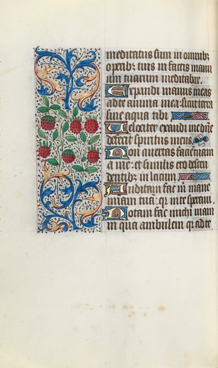 Libro de Horas Uso de Rouen: fol. 91v, c. 1470 de Master of the Geneva Latini