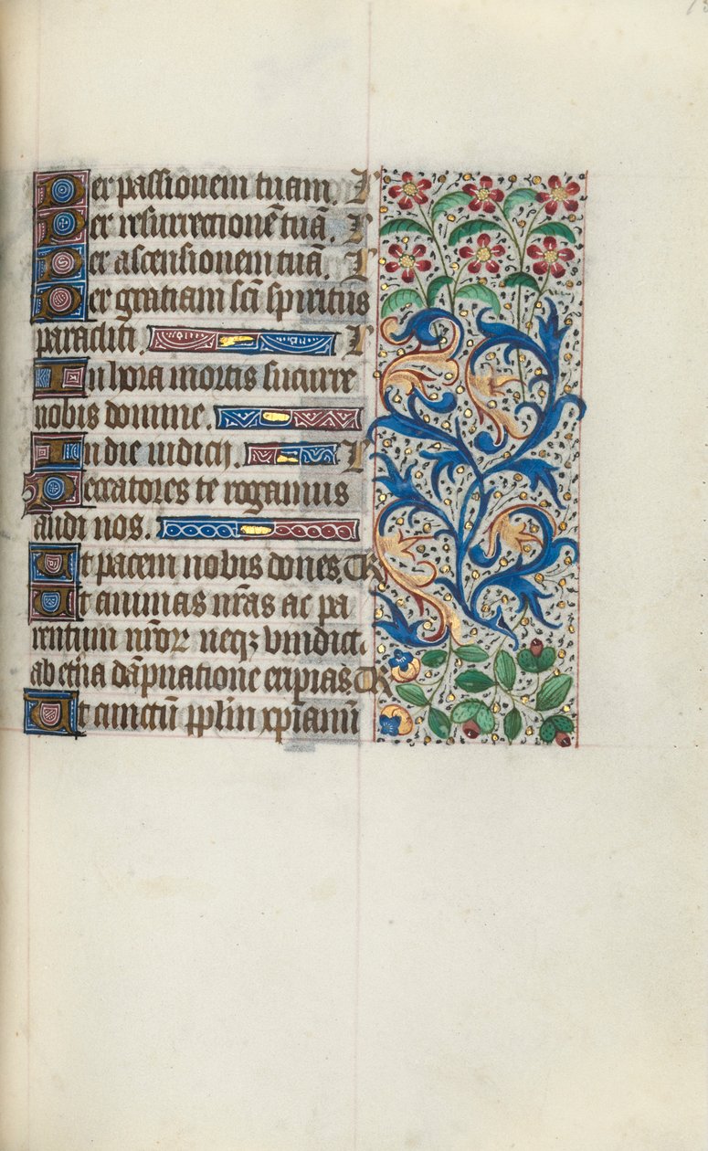 Libro de Horas Uso de Rouen: fol. 95r, c. 1470 de Master of the Geneva Latini