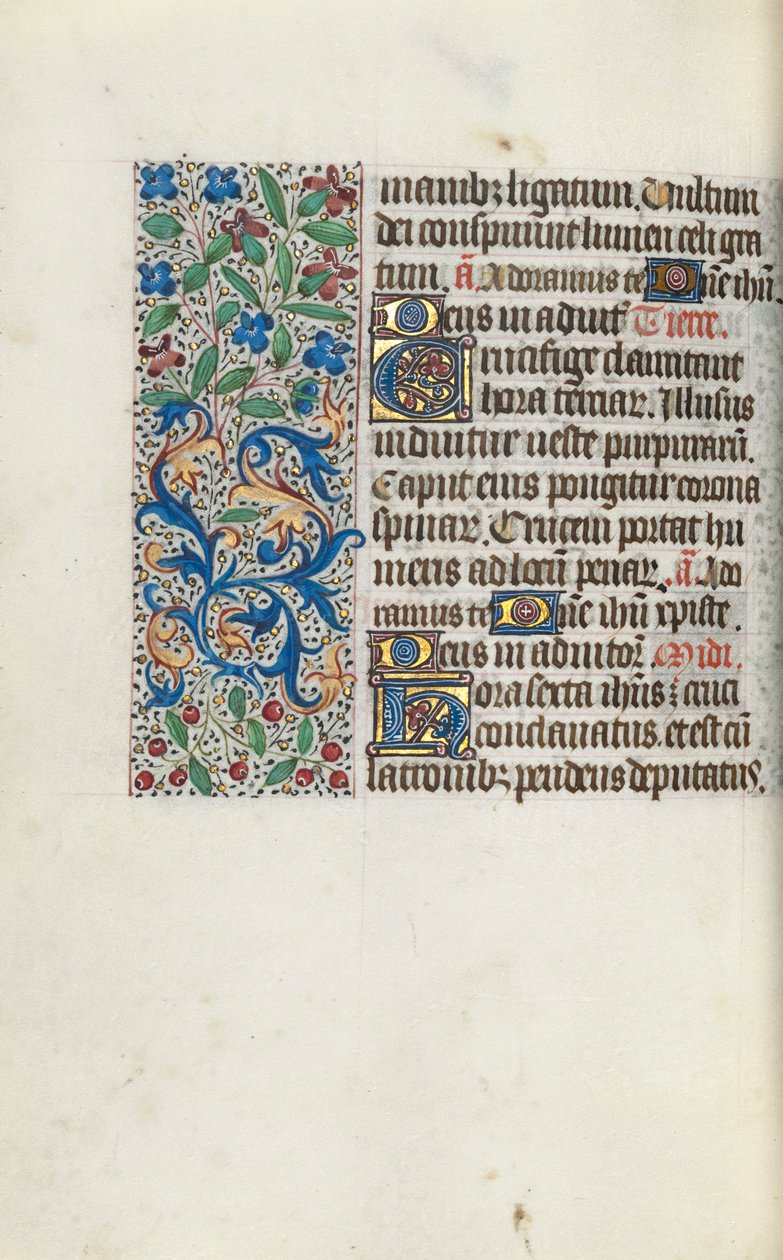 Libro de Horas Uso de Rouen: fol. 97v, c. 1470 de Master of the Geneva Latini