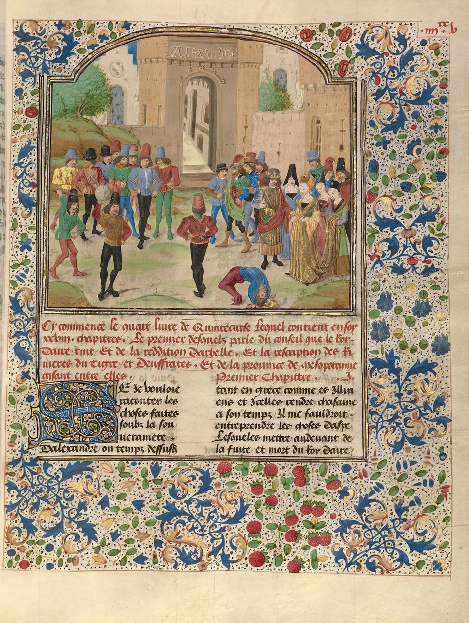 La competencia en Sittacene y el aplacamiento de Sisigambis de Master of the Jardin de vertueuse consolation