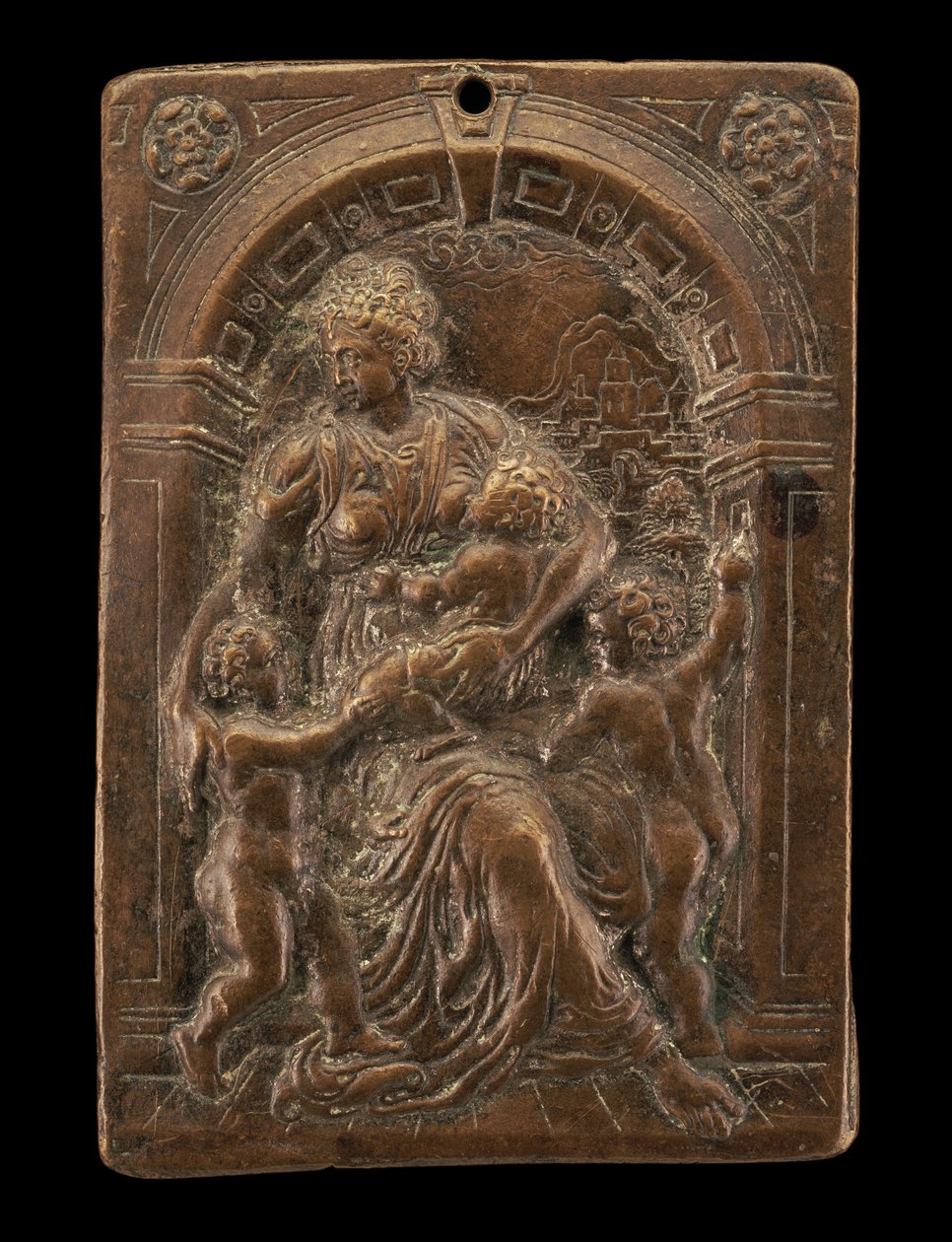 Alegoría de la caridad, c. 1580 de Master of the Judgment of Solomon