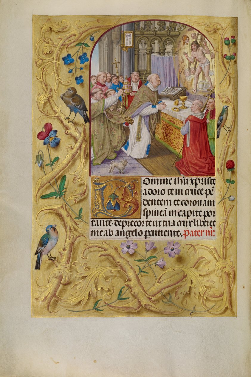 Misa de San Gregorio de Master of the Lübeck Bible
