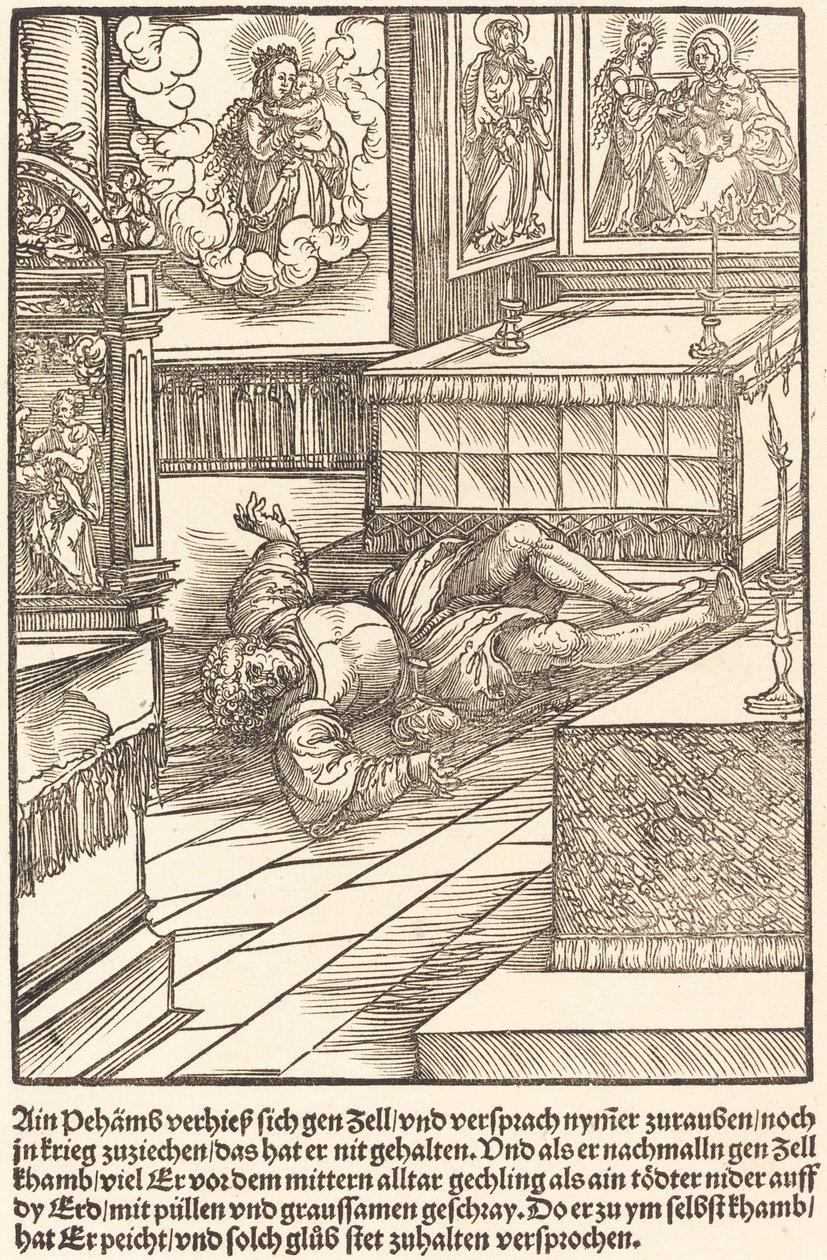 Ain Pehamss Verheiss Sich Gen Zell ... de Master of the Miracles of Mariazell
