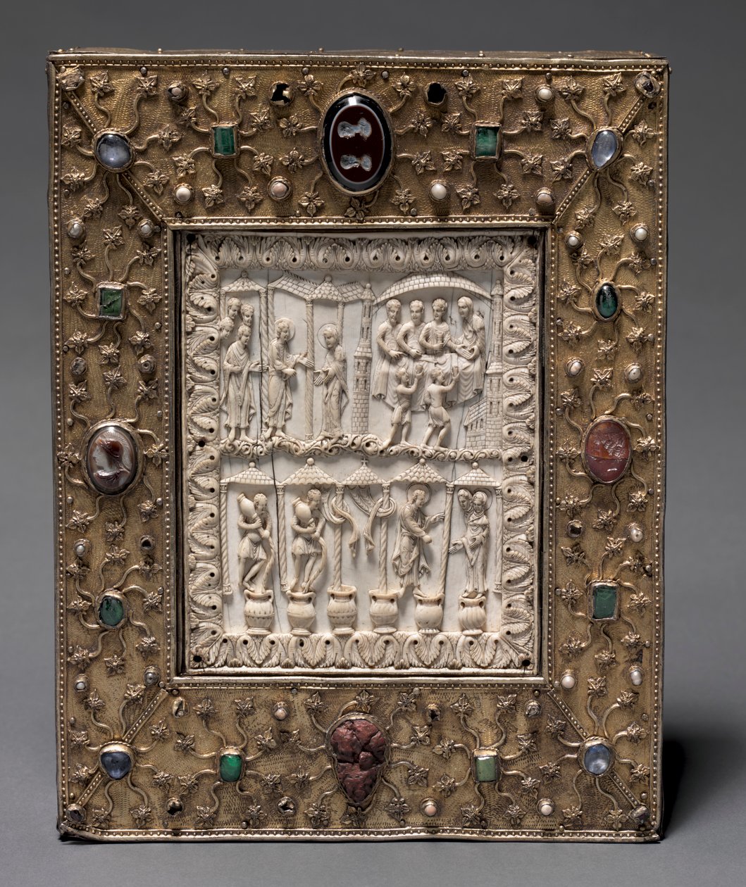 Relicario en forma de libro, c. 1000 de Master of the Registrum Gregorii