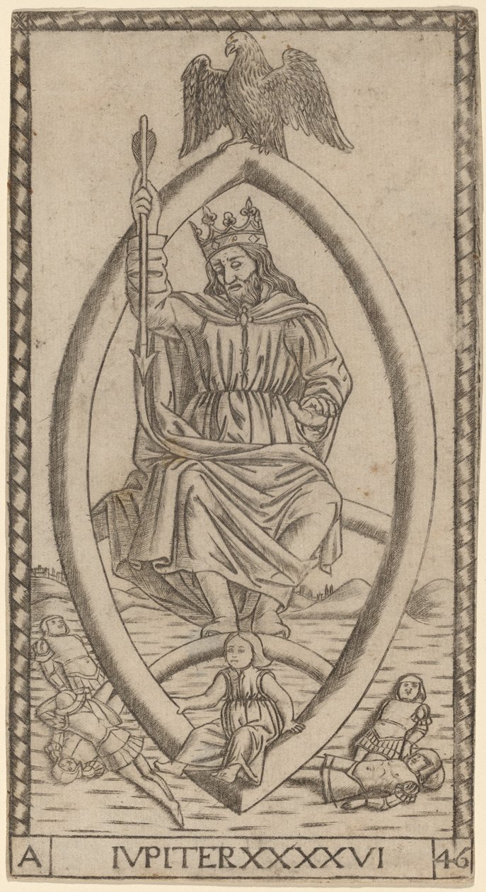 Júpiter de Master of the S Series Tarocchi