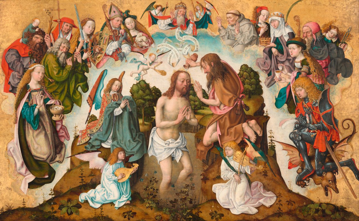 El Bautismo de Cristo de Master of the Saint Bartholomew Altarpiece