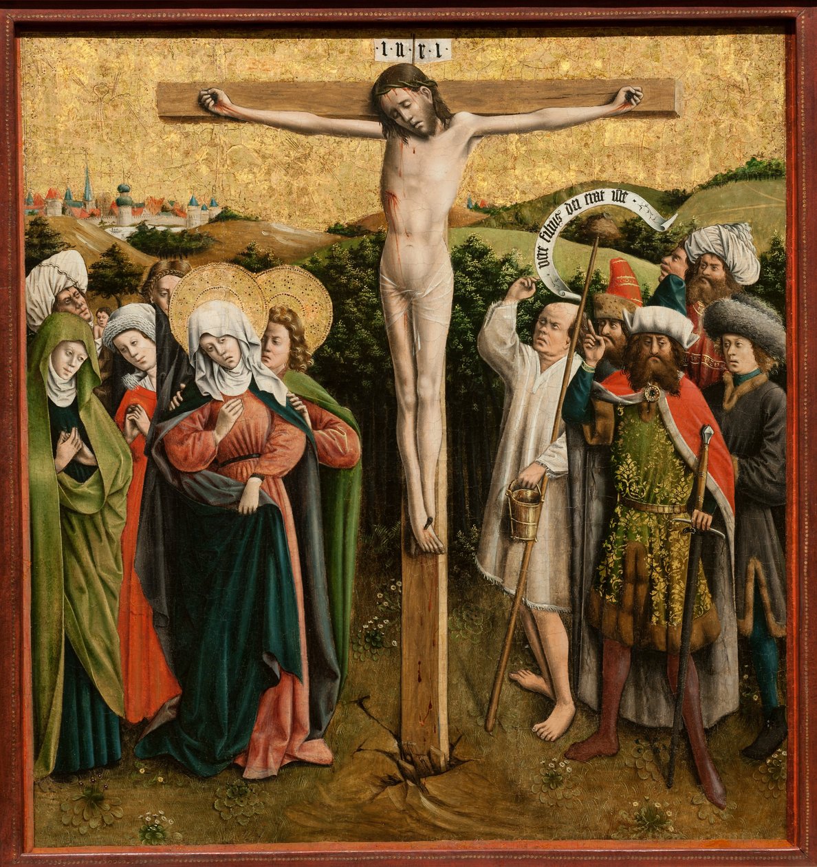Retablo con La Pasión de Cristo, c. 1440 (óleo y oro sobre madera) de Master of the Schlägl Altarpiece