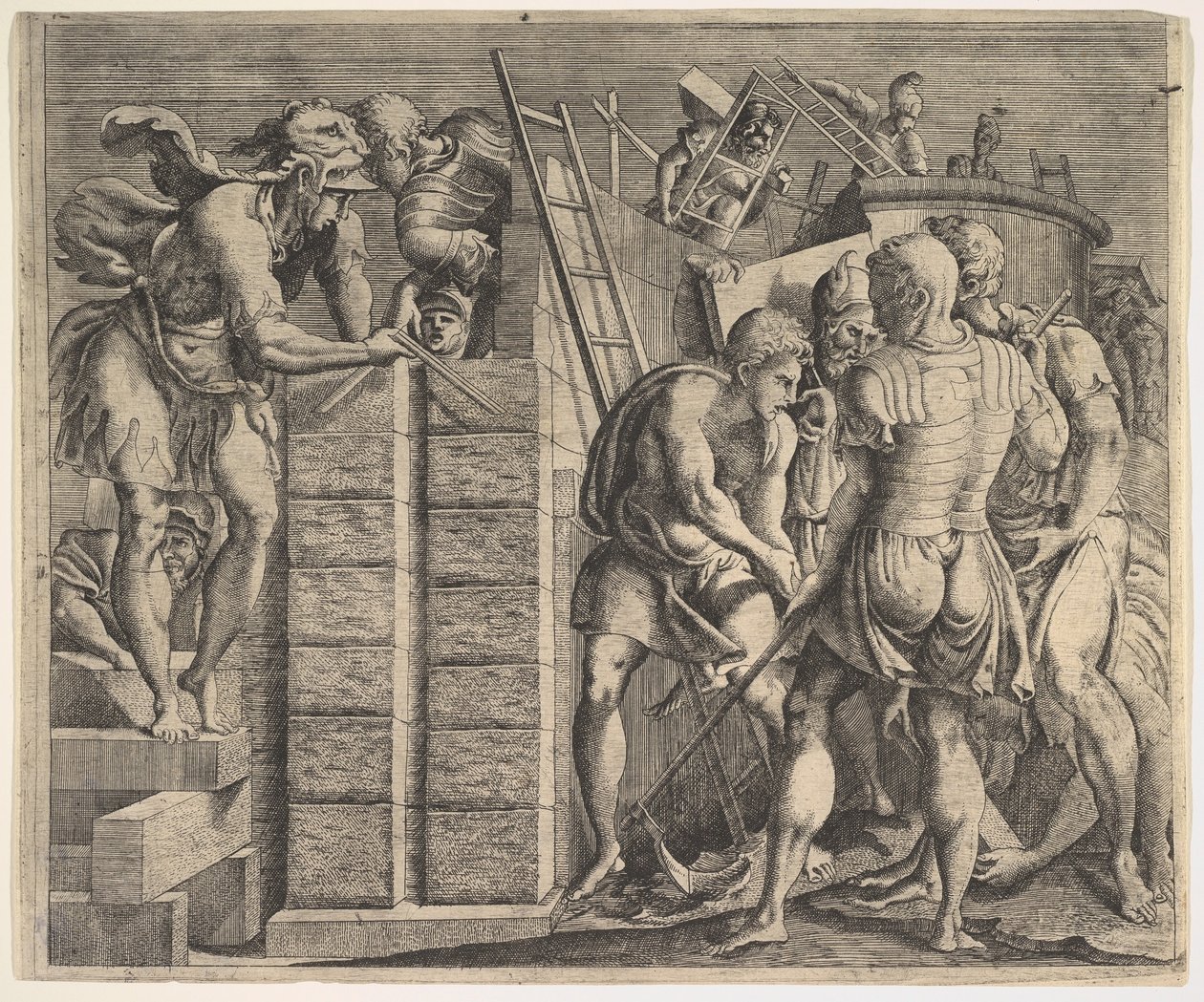 Cadmo fundando Tebas, ca. 1543-44 de Master of the Story of Cadmus