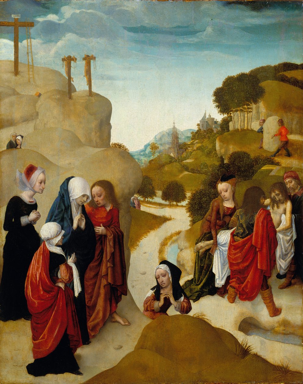 Entierro de Cristo de Master of the Virgo Inter Virgines