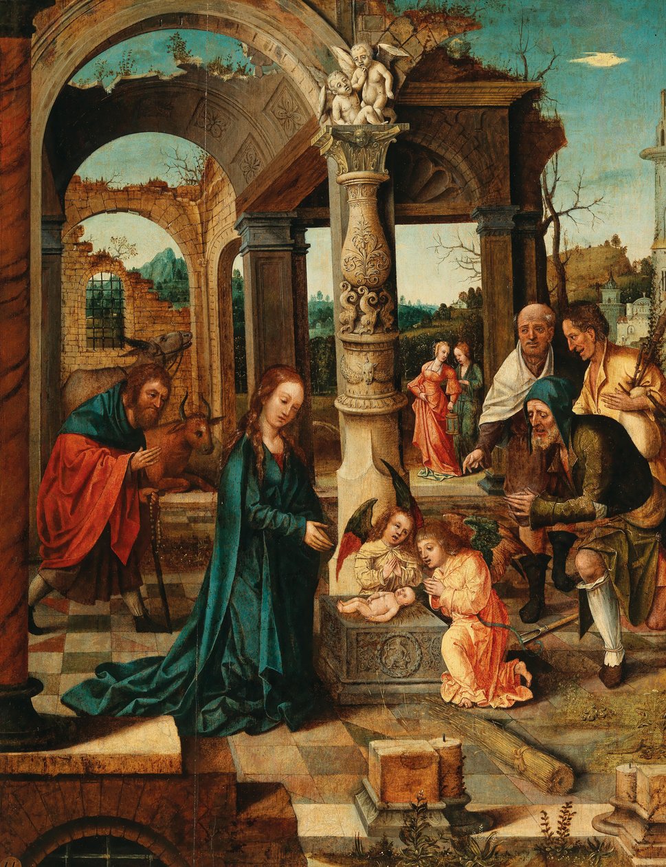 Maestro Von Groote - Adoración de los pastores de Master of the von Groote Adoration