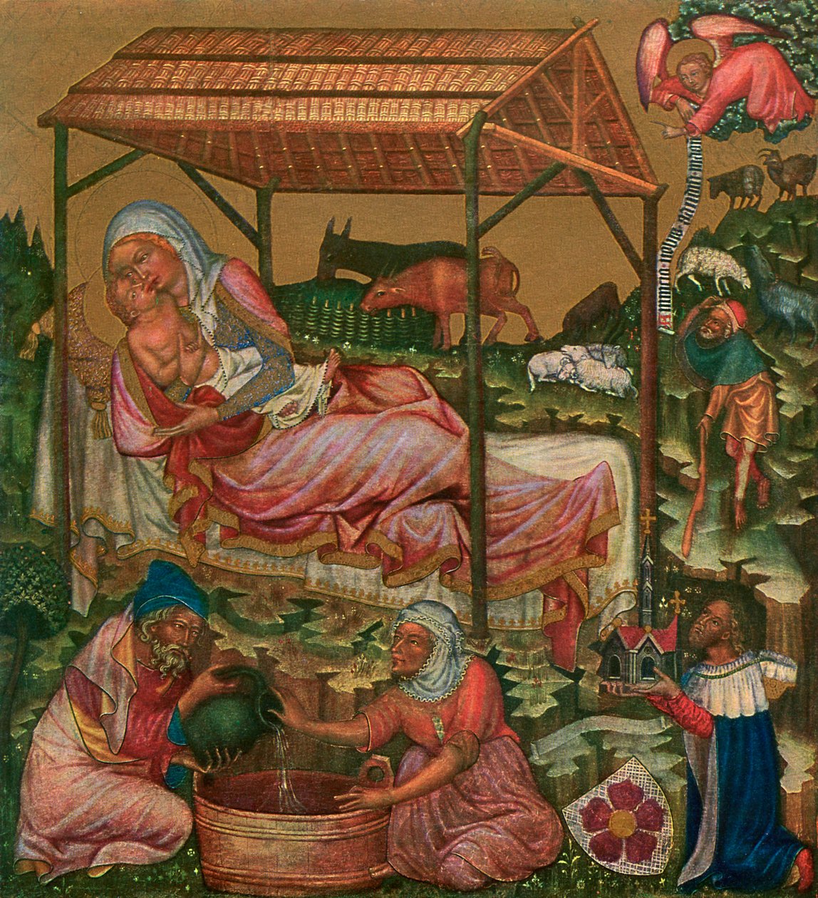 Nacimiento de Cristo, c. 1350 1955 de Master of the Vyssi Brod Altar