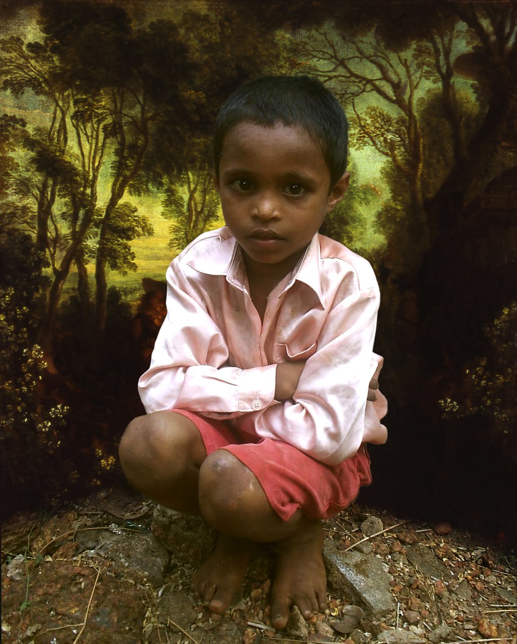 Idle Young 1, 2005 (impresión fotográfica tipo C) de Mat Collishaw